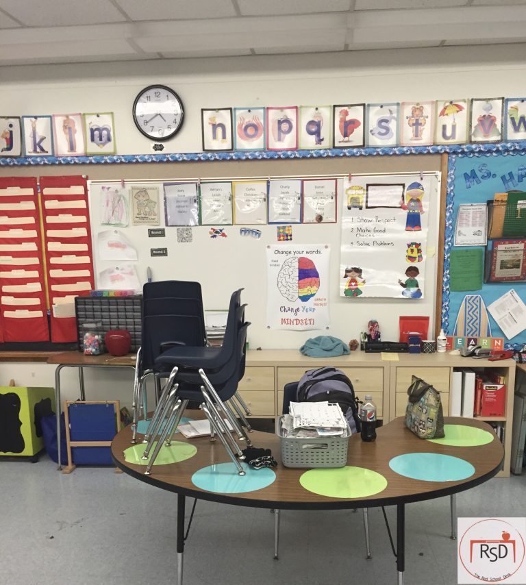 Flexible Seating in a Kindergarten Classroom | The Red School Desk